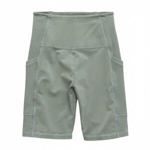Aerie Offline OG Ribbed Bike Short - Overcast Green